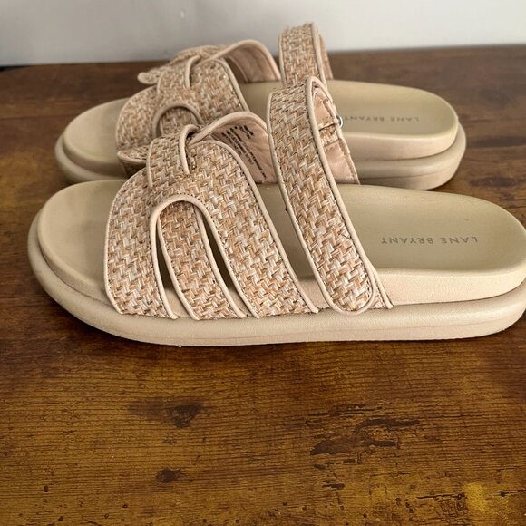 Lane Bryant 9W Slip-On, Sandals Adjustable with Extra Cushioned Sole for Comfort - Picture 6 of 13